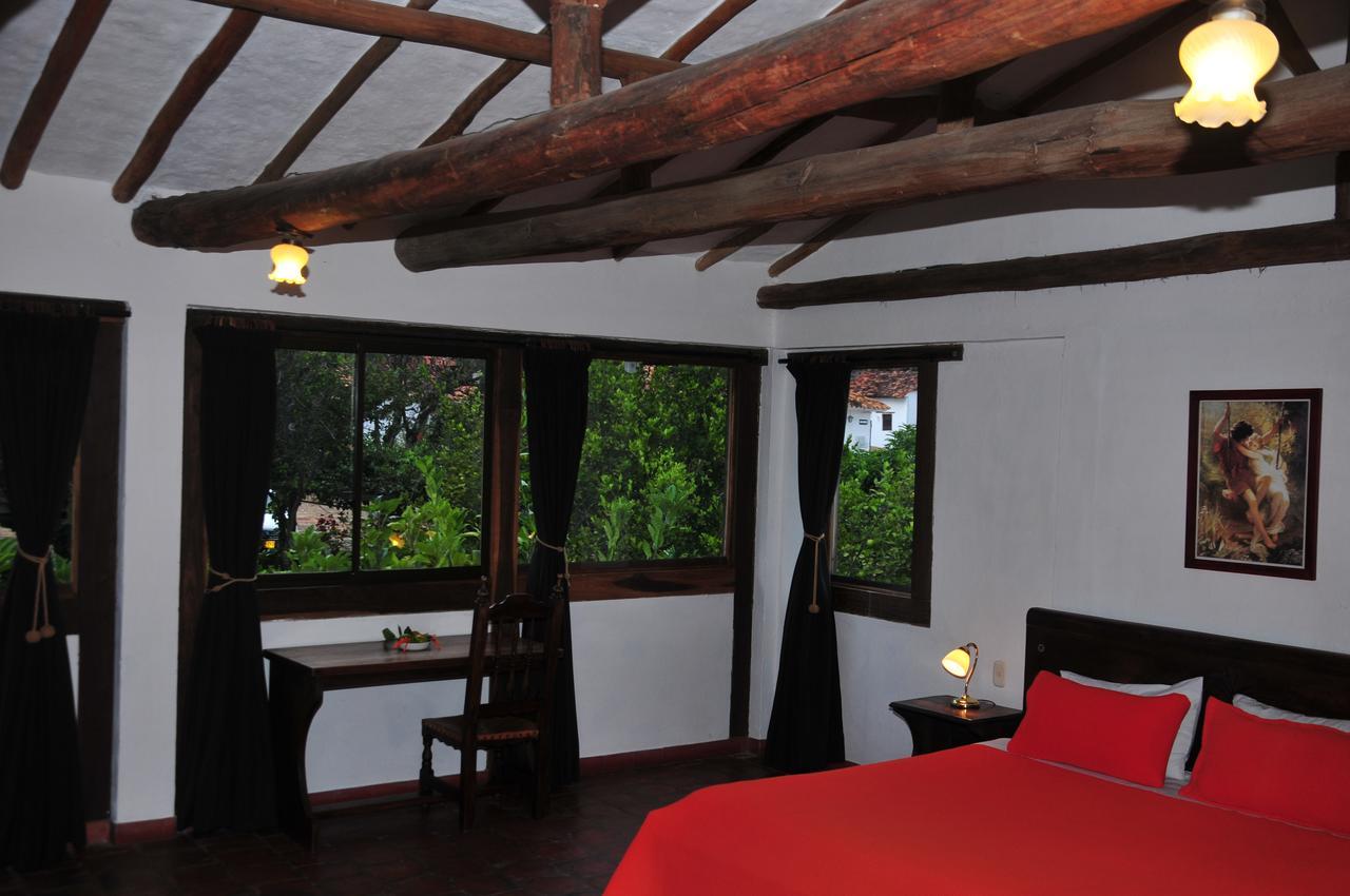 Hotel Mision Santa Barbara Rnt 4799 Barichara Exterior foto